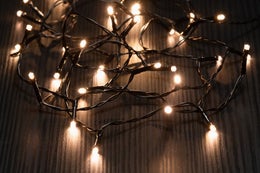 Finnlumor Valoketju 240LED l&auml;mmin valkoinen musta johto