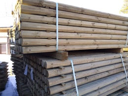 Painekyll&auml;stetty aitatolppa 100x4000mm Octowood