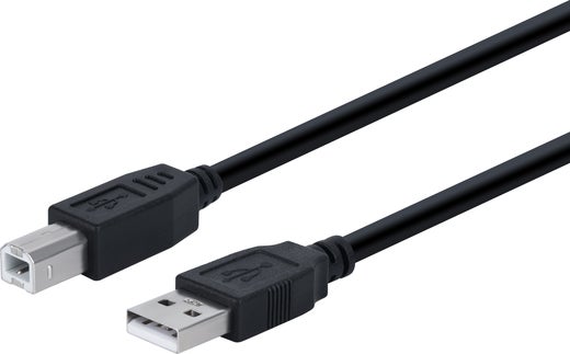 Fuj:tech USB-A - USB-B kaapeli, 5m