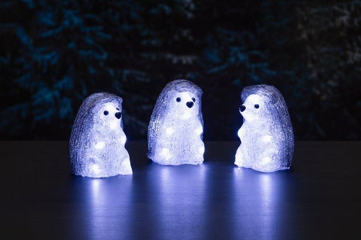 Finnlumor Valokoriste Siili LED 3 kpl